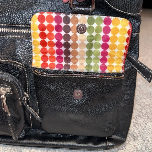 Franco Sarto Black Crossbody Purse - Picture 3 of 8